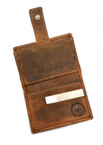 Vintage Card-Clip Case RFID brown